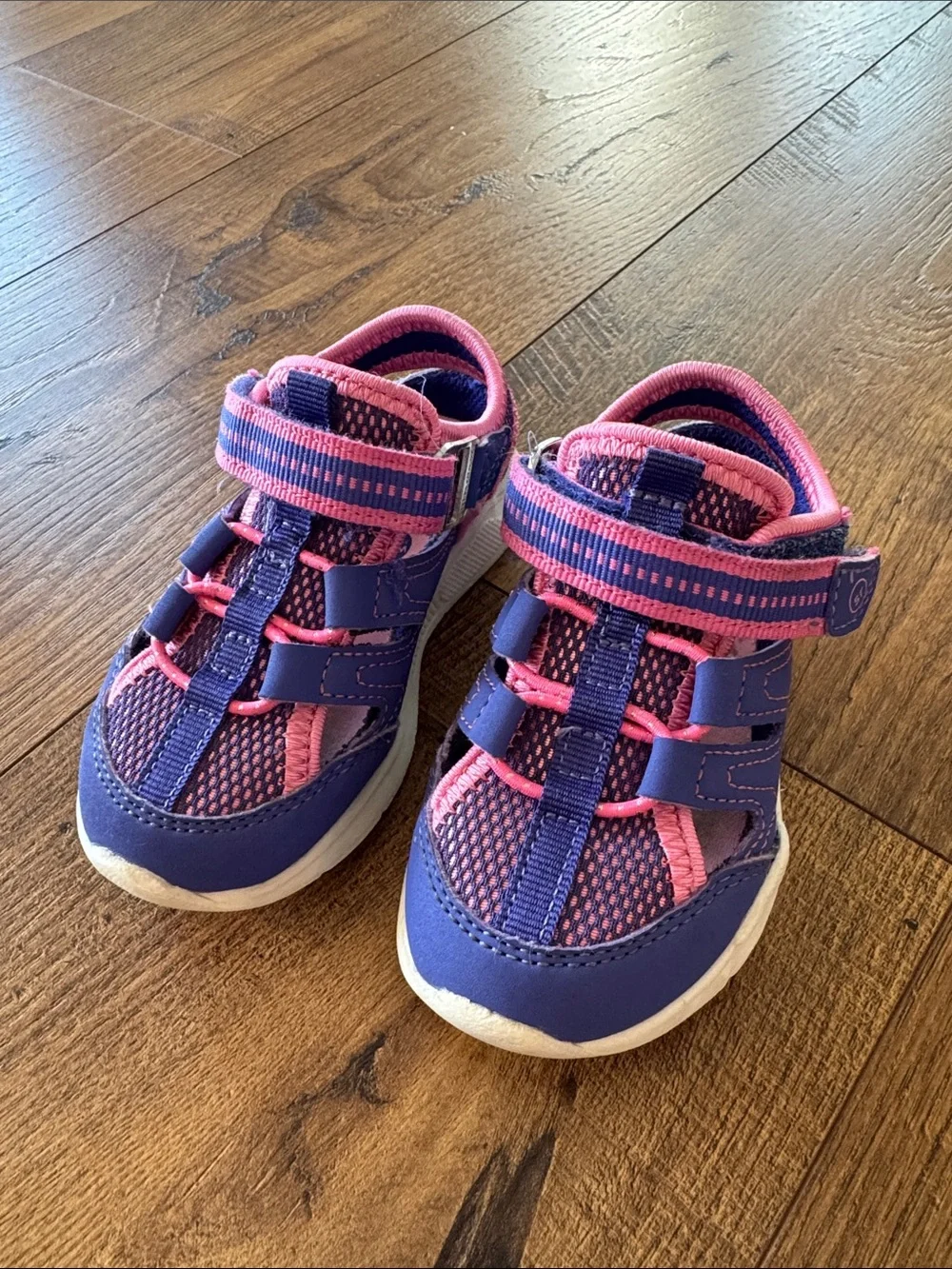 Stride Rite Flynn toddler girl sandals, size 7, purple/pink
